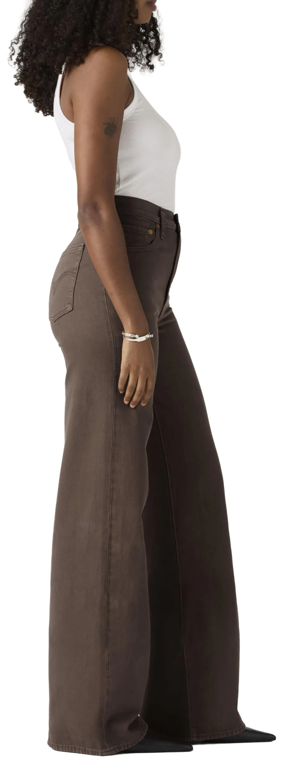 Levi's Ribcage Wide Leg H223 Hot Fudge - immagine 2