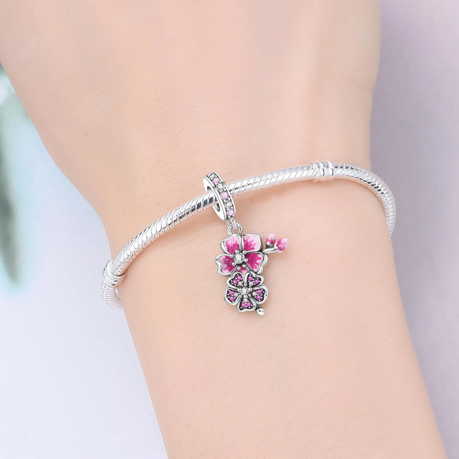 CYCUFF Ciondolo in argento Sterling 925 per braccialetti e collane - immagine 5