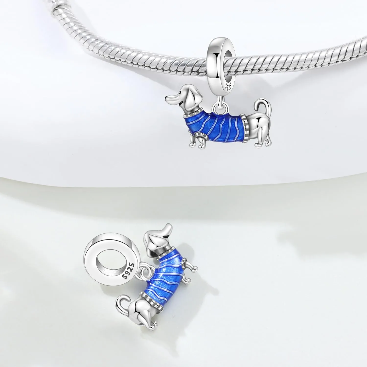 NUJIFFY Ciondoli di animali in argento sterling 925 S925 per donna - immagine 2