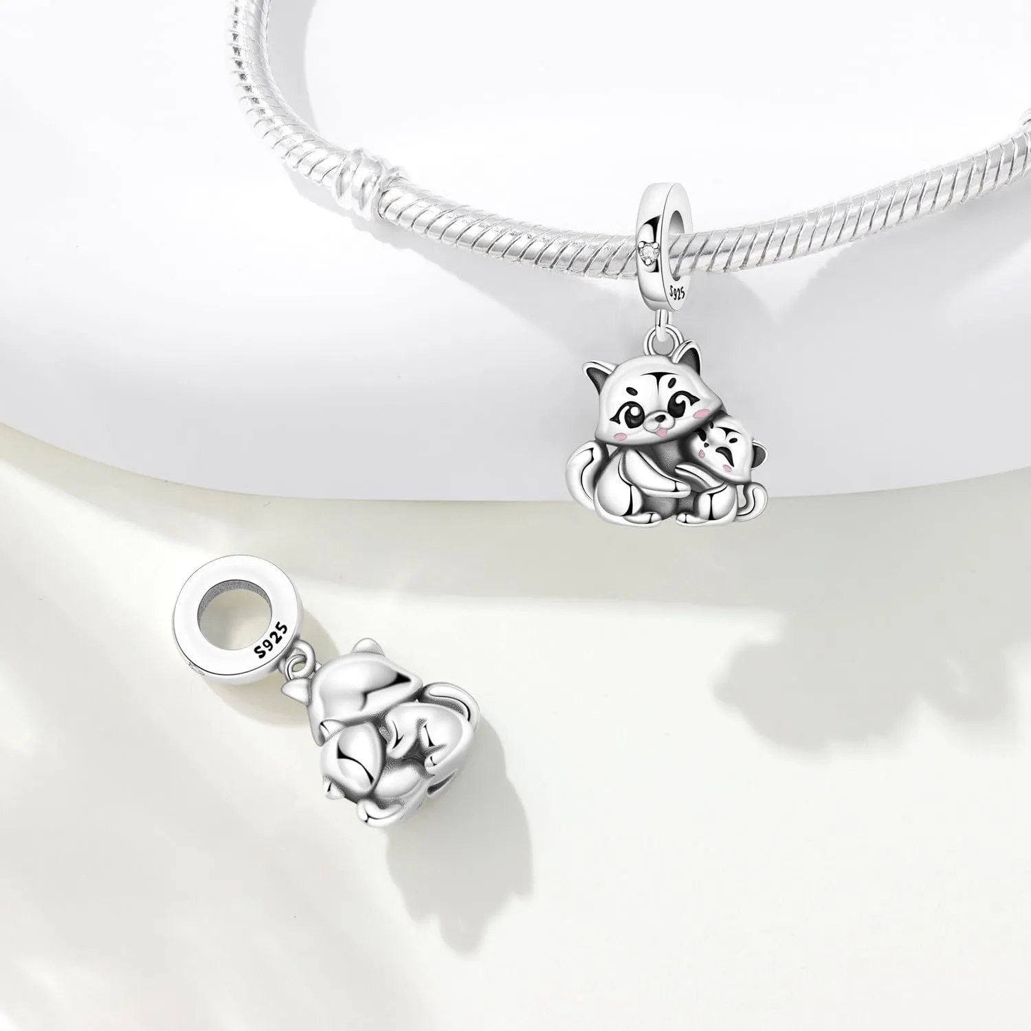 NUJIFFY Ciondoli Animali in Argento Sterling 925 per Donna - immagine 2