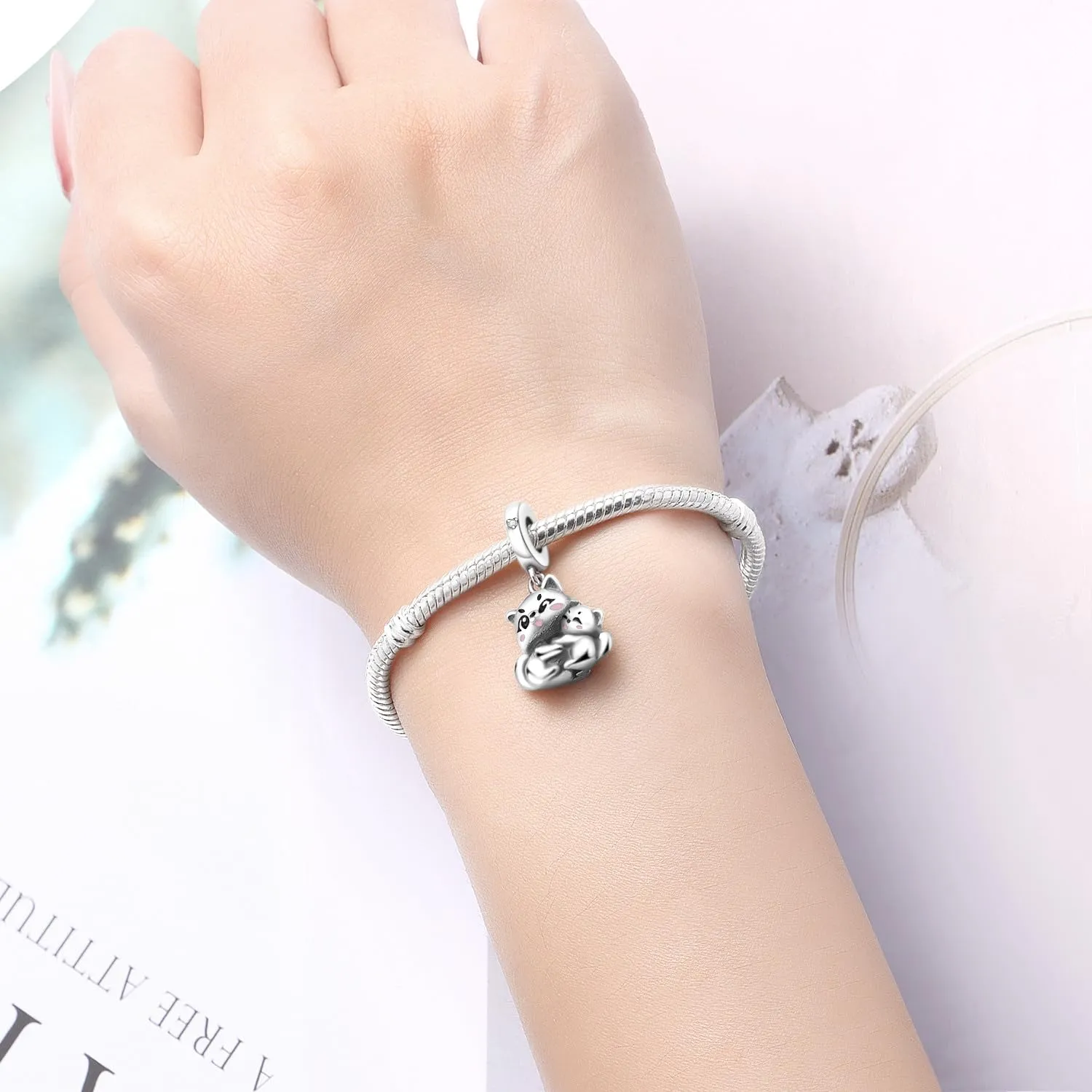 NUJIFFY Ciondoli Animali in Argento Sterling 925 per Donna - immagine 4