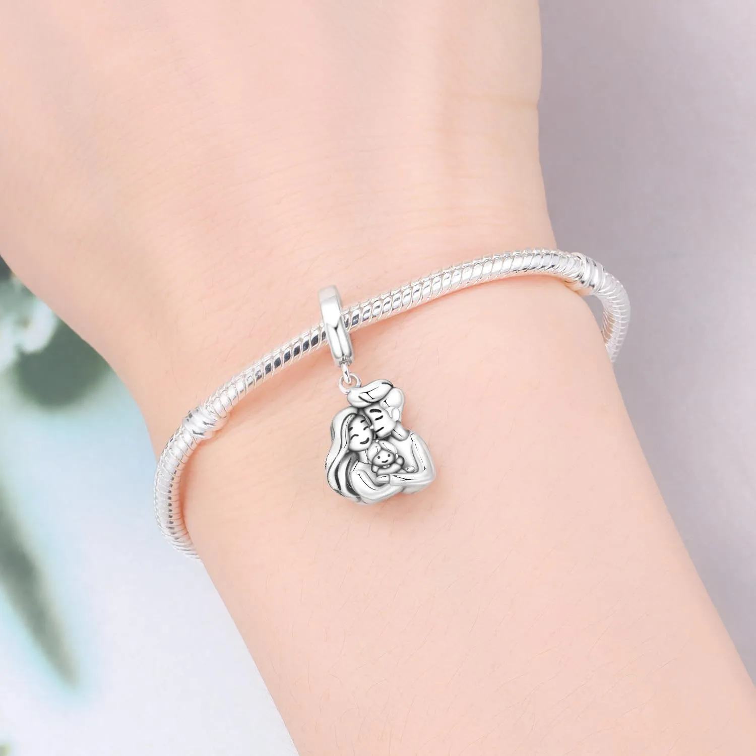 CYCUFF Ciondolo in argento Sterling 925 per braccialetti e collane - immagine 5