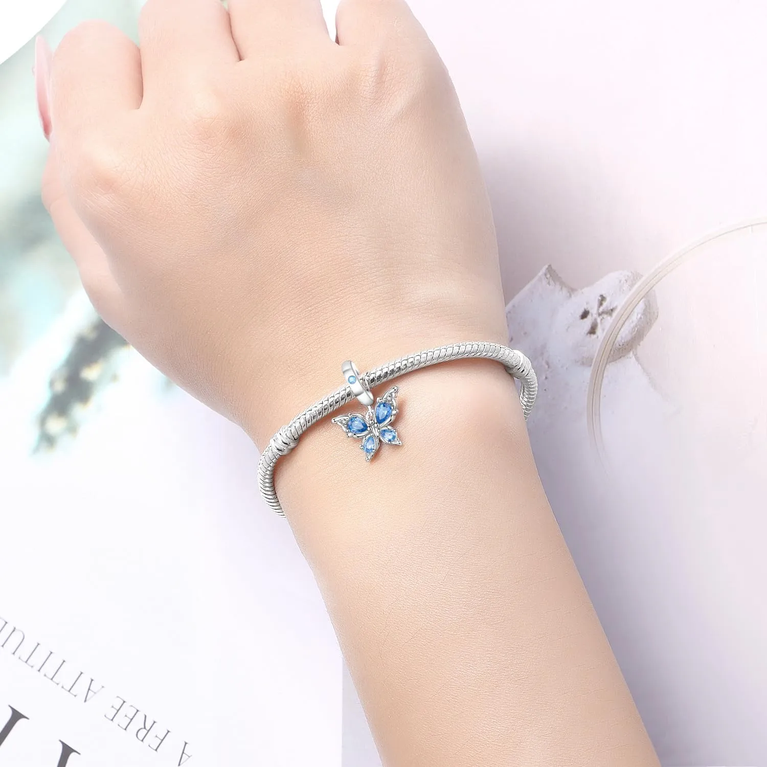 NUJIFFY Ciondoli di animali in argento sterling 925 per donna - immagine 4