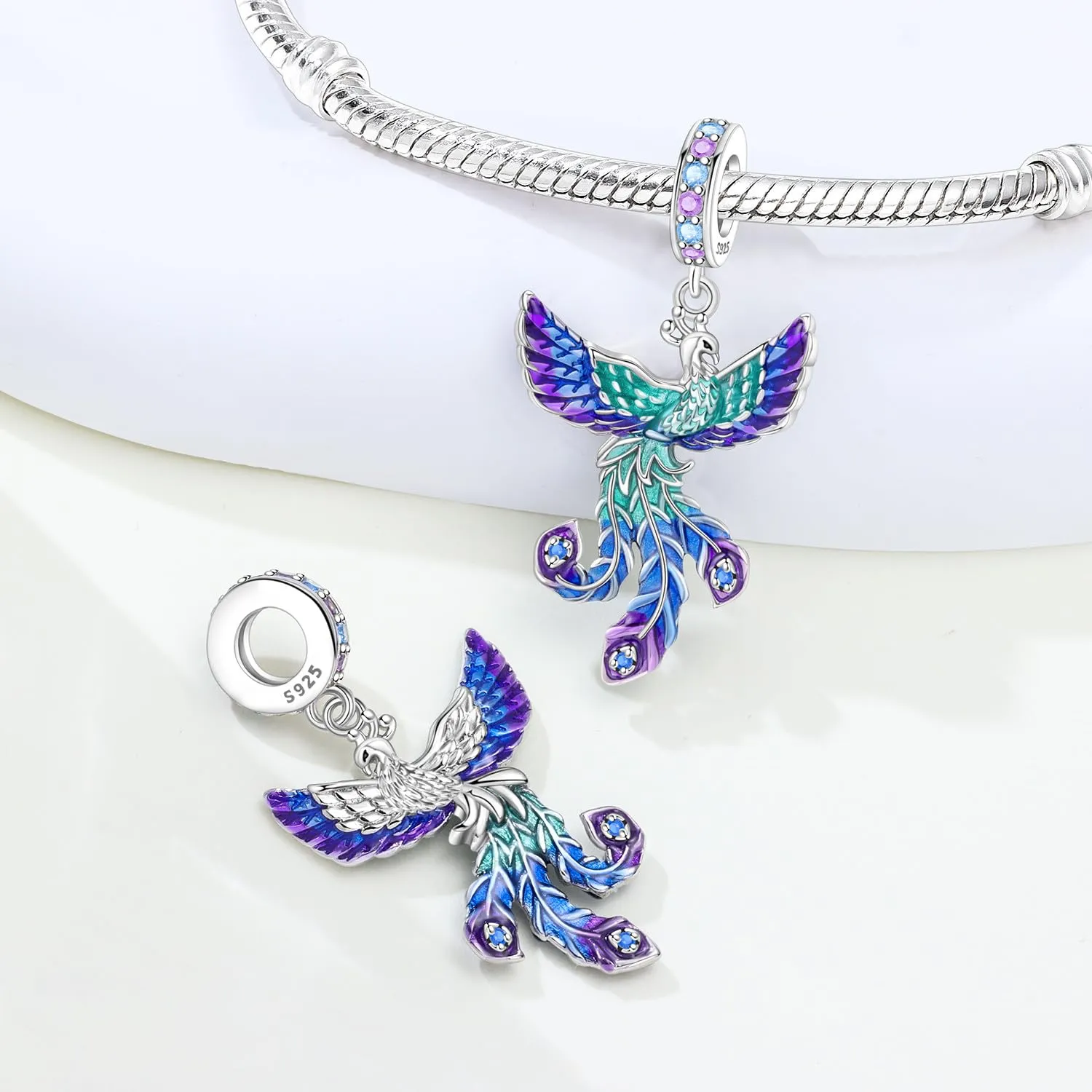 NUJIFFY Ciondoli Animali in Argento Sterling 925 per Donna - immagine 2