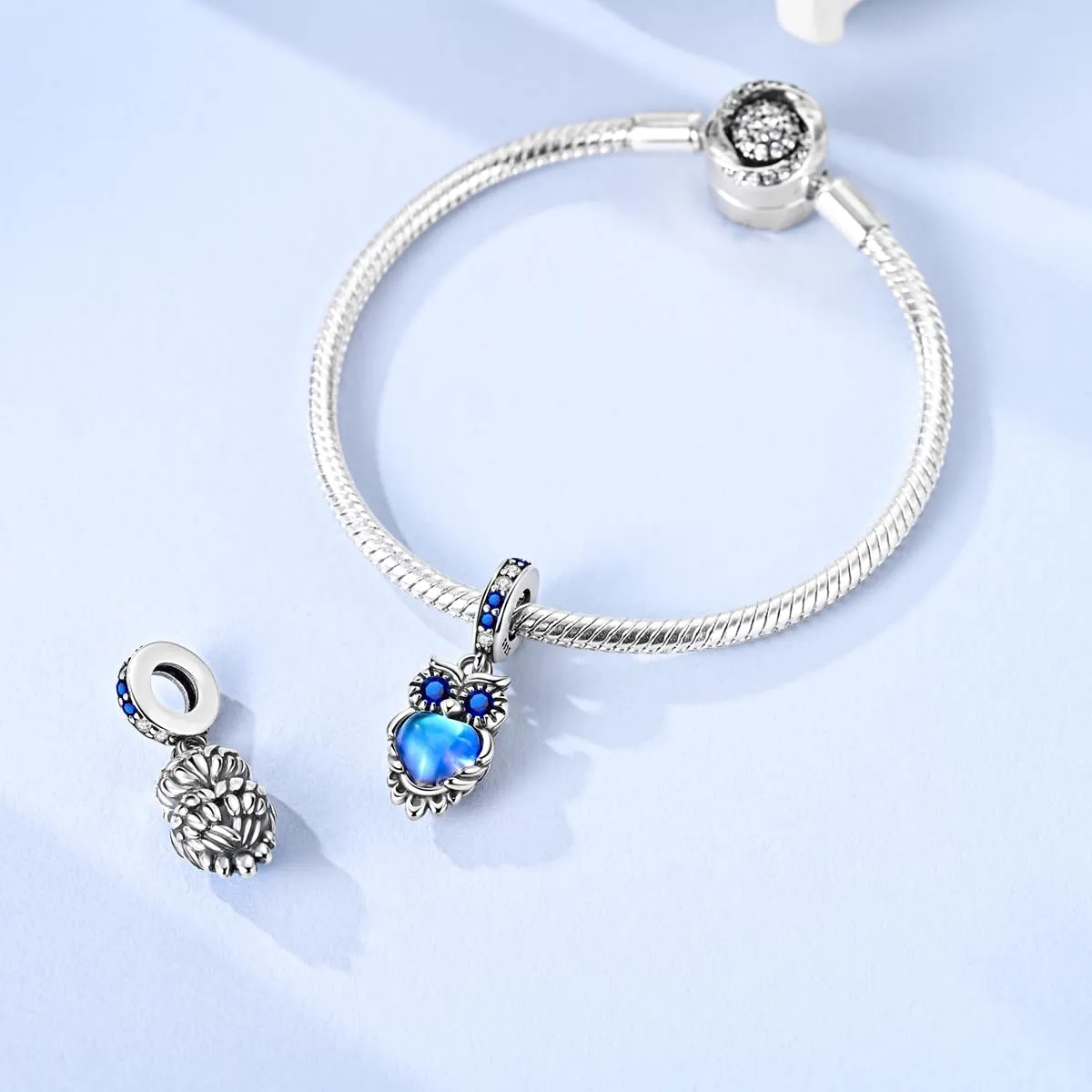 LNQOBU Charm Bead Ciondolo Donna in Argento Sterling 925 per Bracciali e Collane - immagine 2