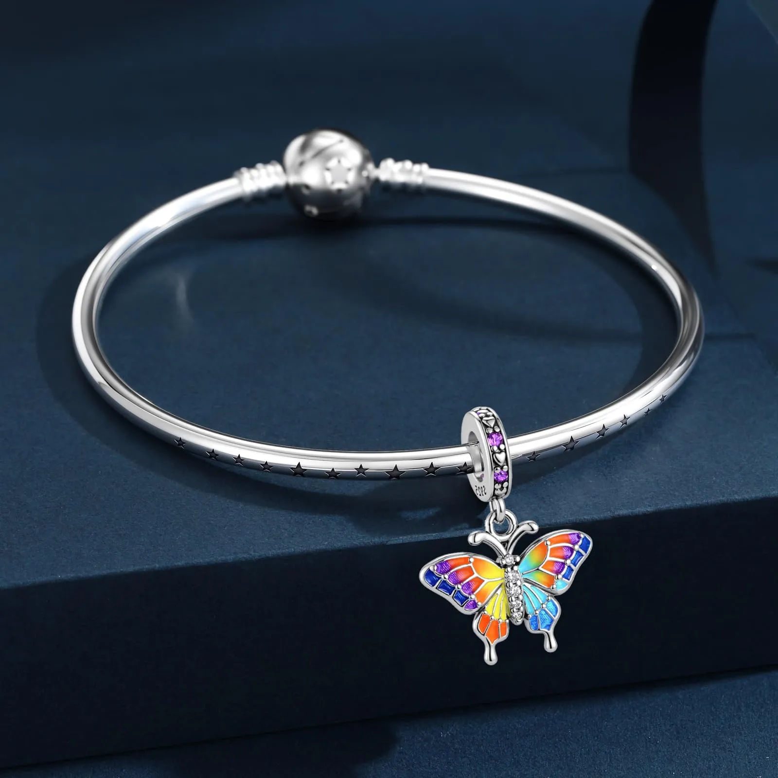LNQOBU Charm Bead Ciondolo Donna Argento Sterling 925 per Bracciali e Collane - immagine 2