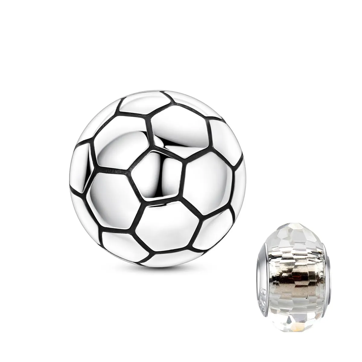 LNQOBU Charm Bead Ciondolo Donna Argento Sterling 925 per Bracciali e Collane - immagine 1