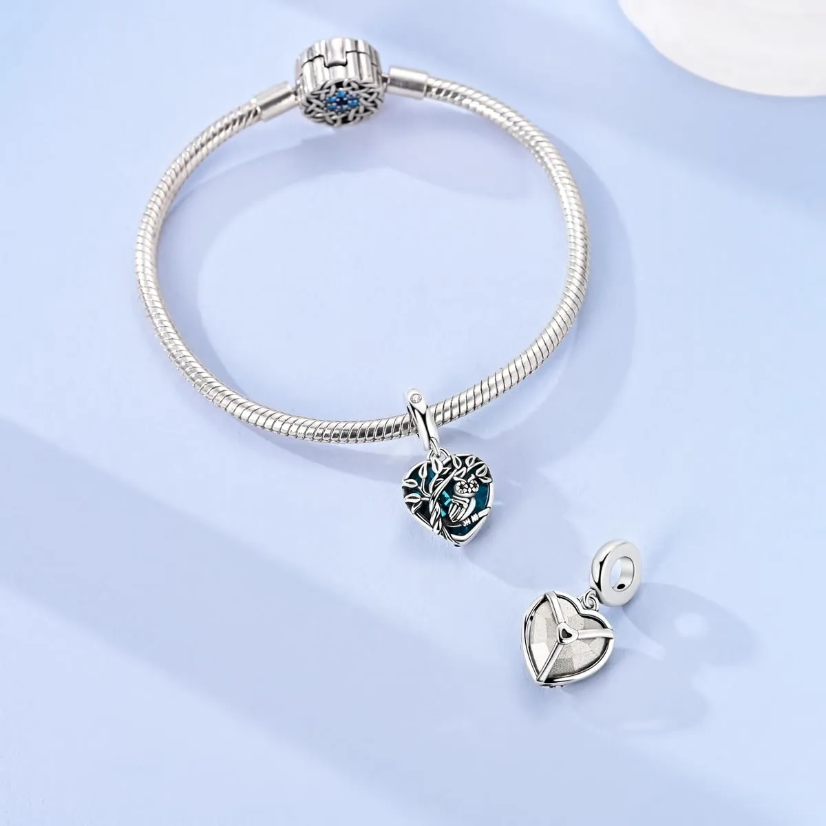 LNQOBU Charm Bead Ciondolo Donna Argento Sterling 925 per Bracciali e Collane - immagine 2