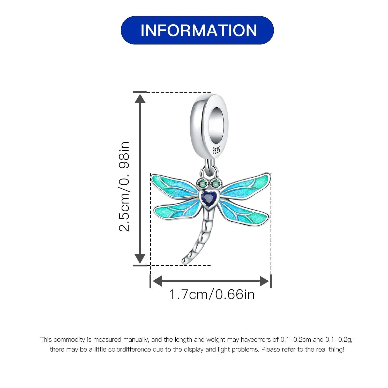 NUJIFFY Ciondoli di animali in argento sterling 925 per donna - immagine 3