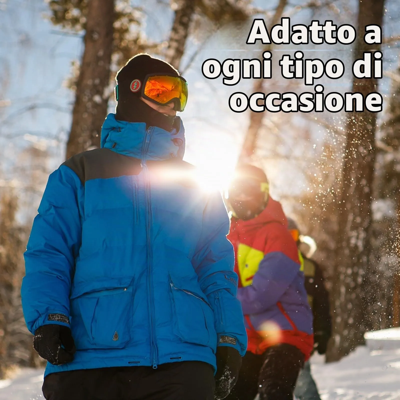 LONGKING Passamontagna Antivento Traspirante, Nero - immagine 6