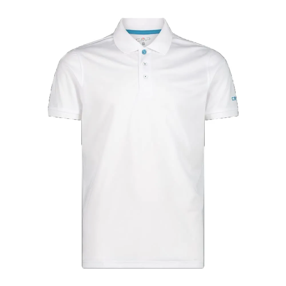 CMP Short-Sleeved Polo Shirt, Bluish, 52 - immagine 3