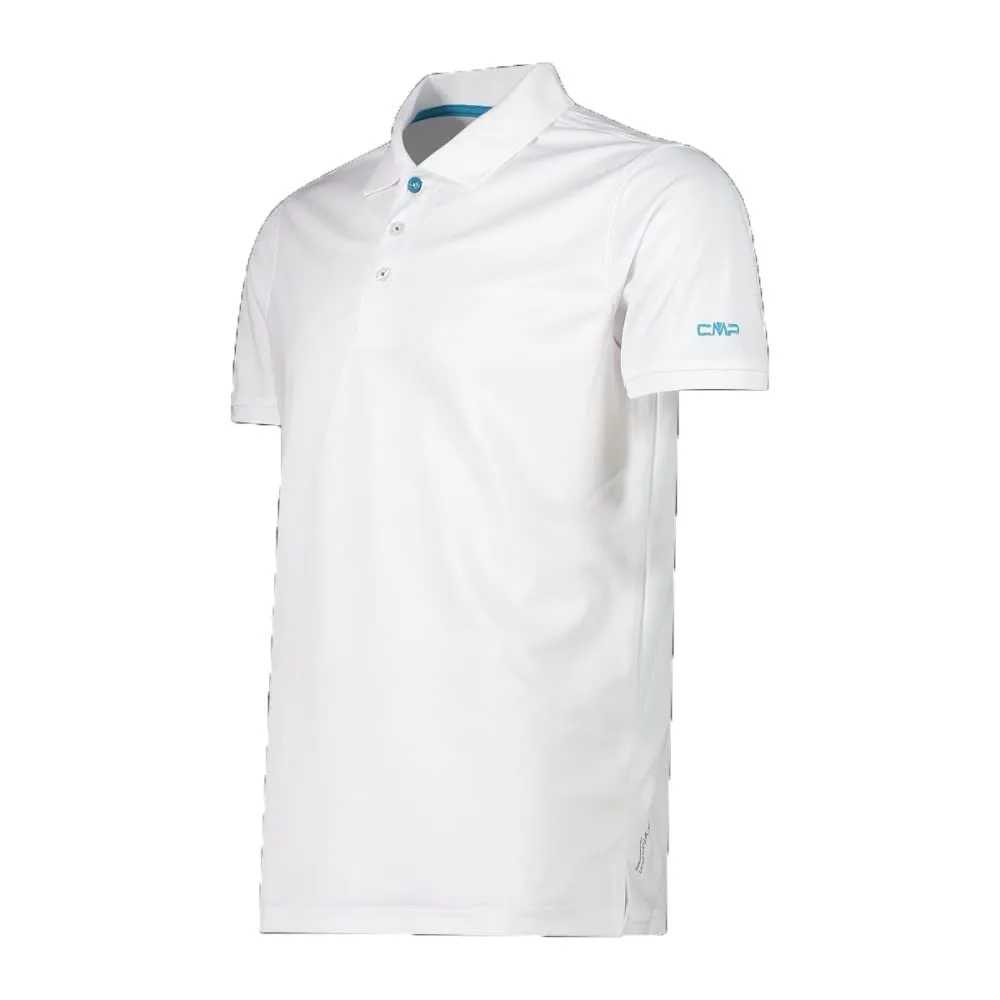 CMP Short-Sleeved Polo Shirt, Bluish, 52 - immagine 4