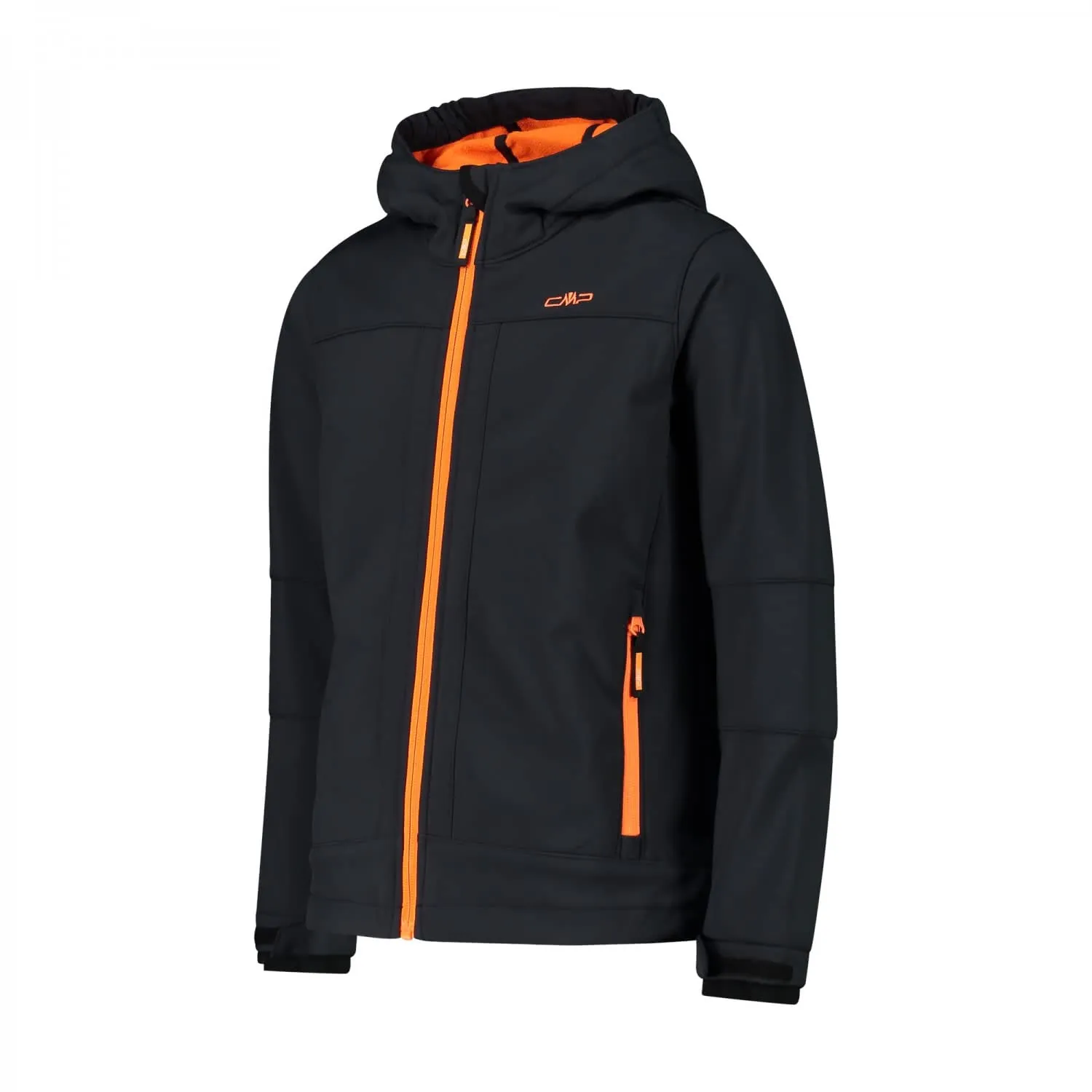 CMP Bambini e Ragazzi Softshell Jacket, Antracite-Flash Orange, 110 - immagine 3