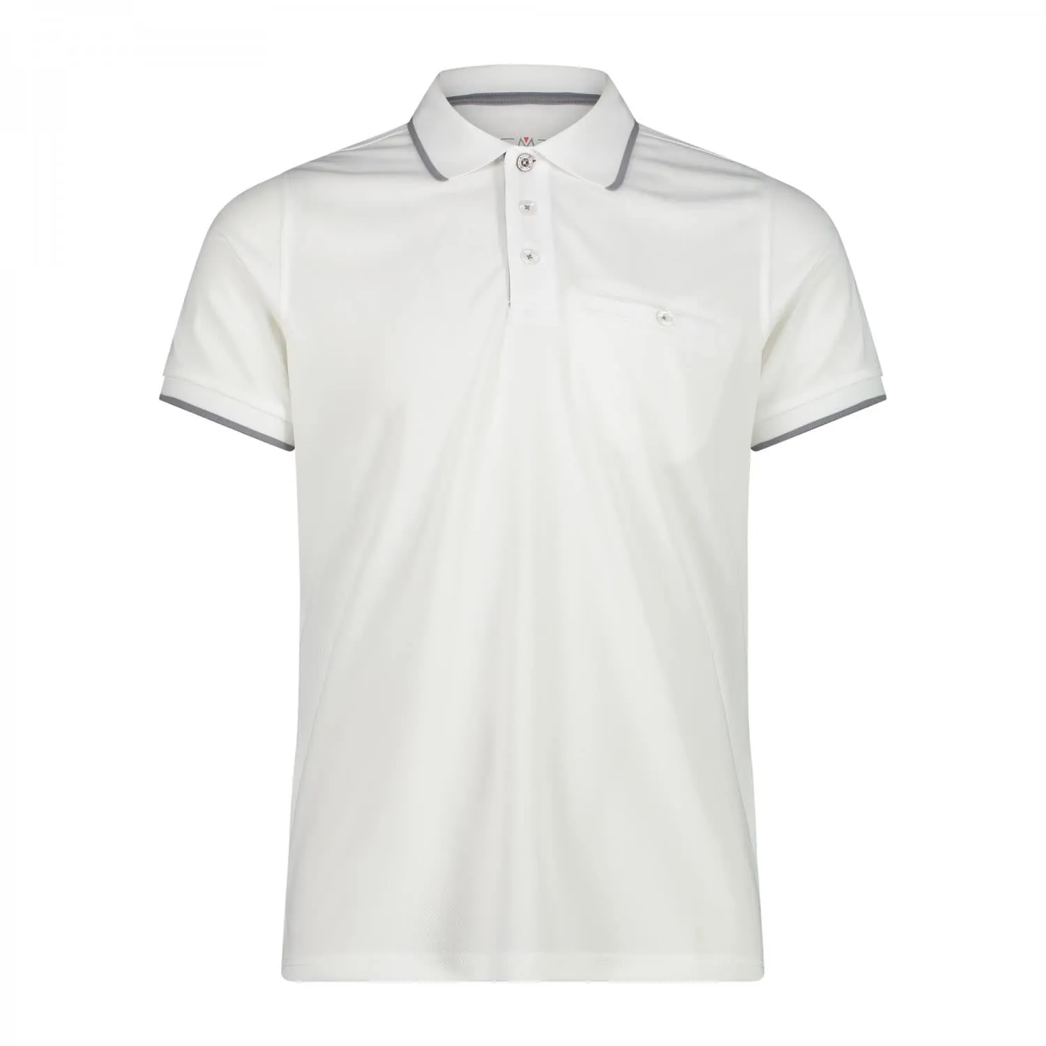 CMP Polo da Uomo, Bianco, 46 - immagine 1