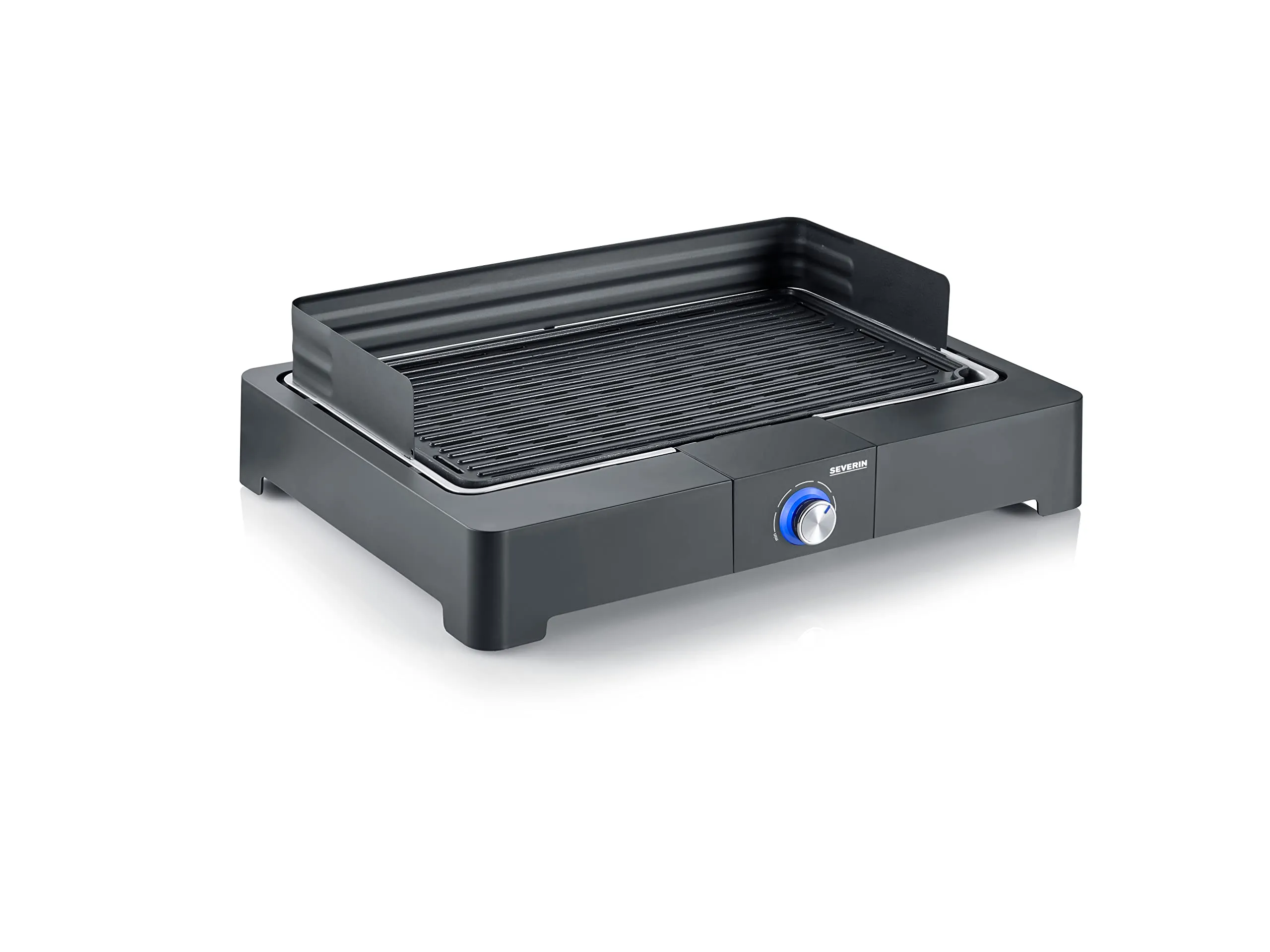 Severin Barbecue Elettrico da Tavolo PG 8567, 2200W, SafeTouch, Piastra Alluminio Pressofuso, Nero - immagine 2