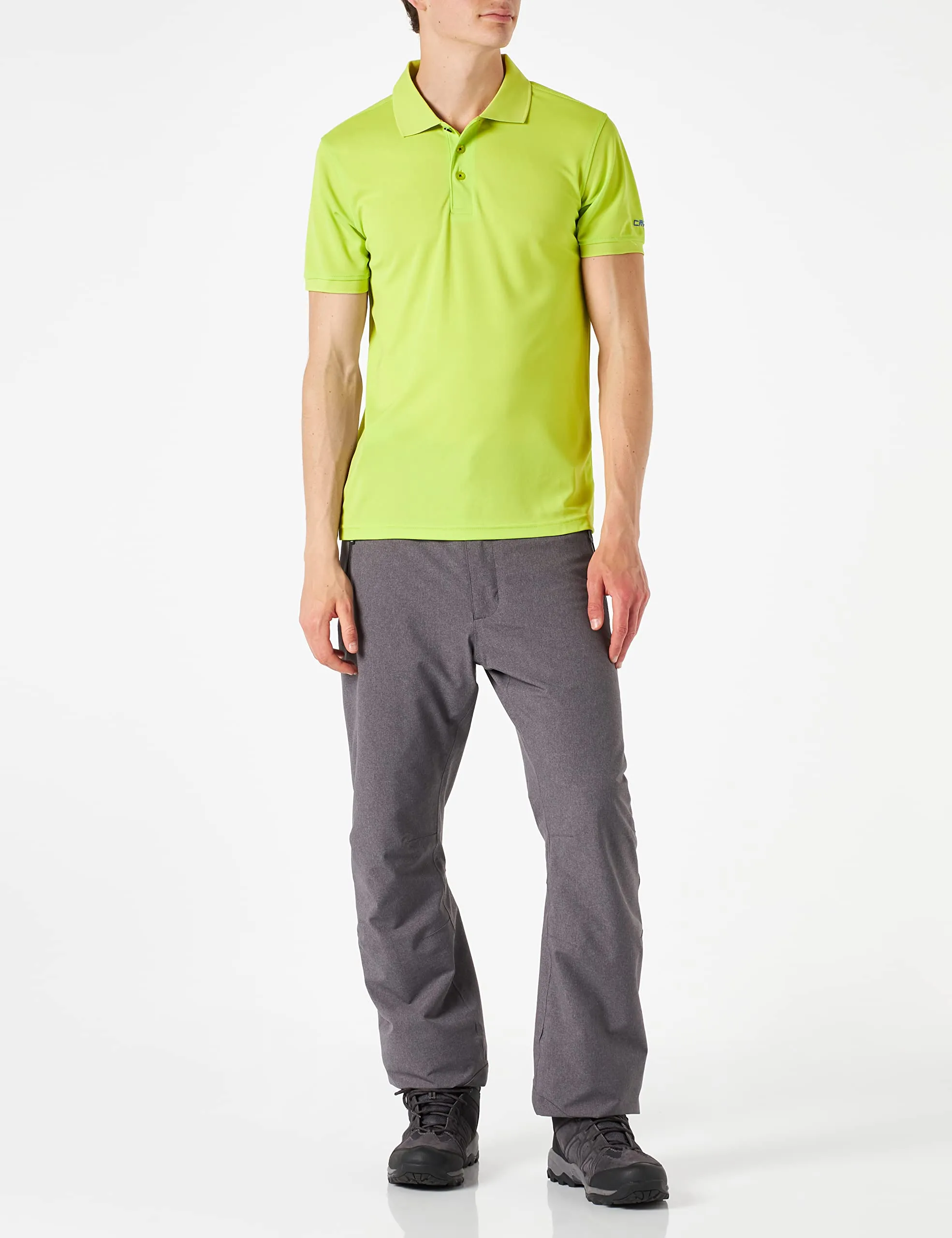 CMP Short-Sleeved Polo Shirt - Deep Lake, 58 - immagine 2