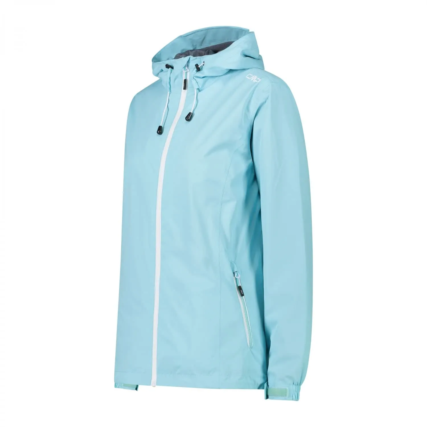 CMP Giacca Pioggia in Poliestere Antistrappo da Donna, Acqua, M - immagine 6