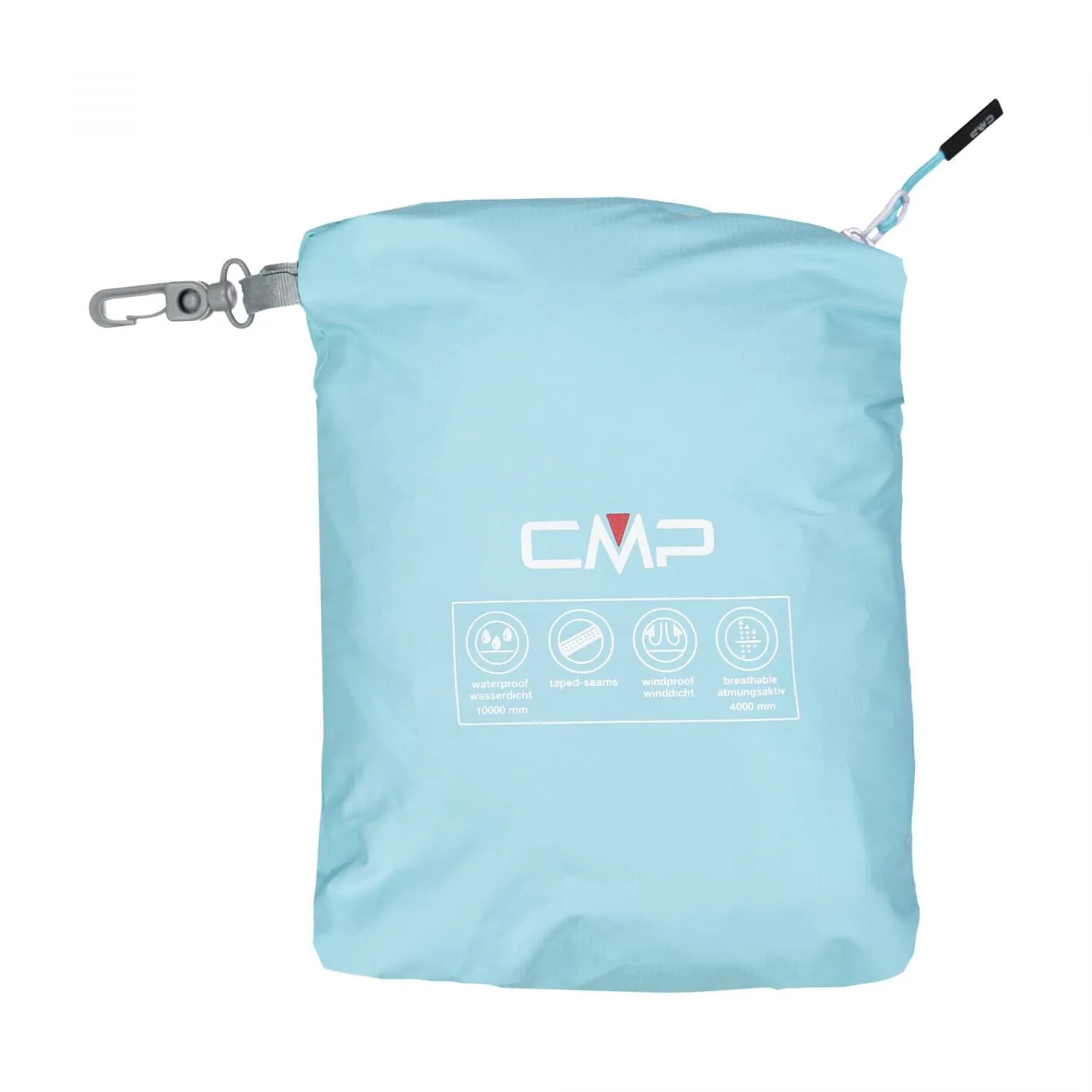 CMP Giacca Pioggia in Poliestere Antistrappo da Donna, Acqua, S - immagine 7
