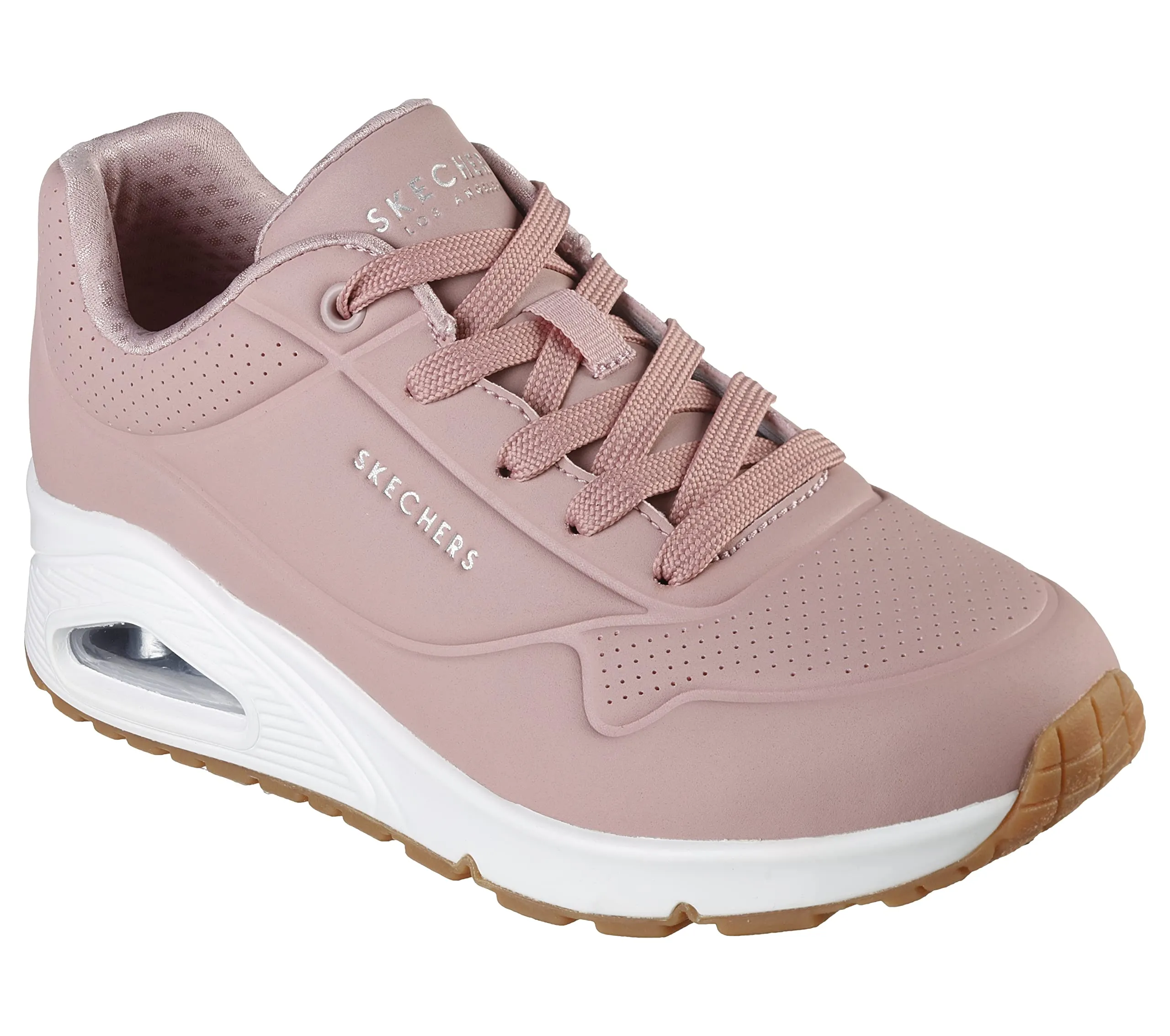 Skechers Donna Uno Stand On Air, Blush Durabuck/Mesh, 36.5 EU - immagine 2