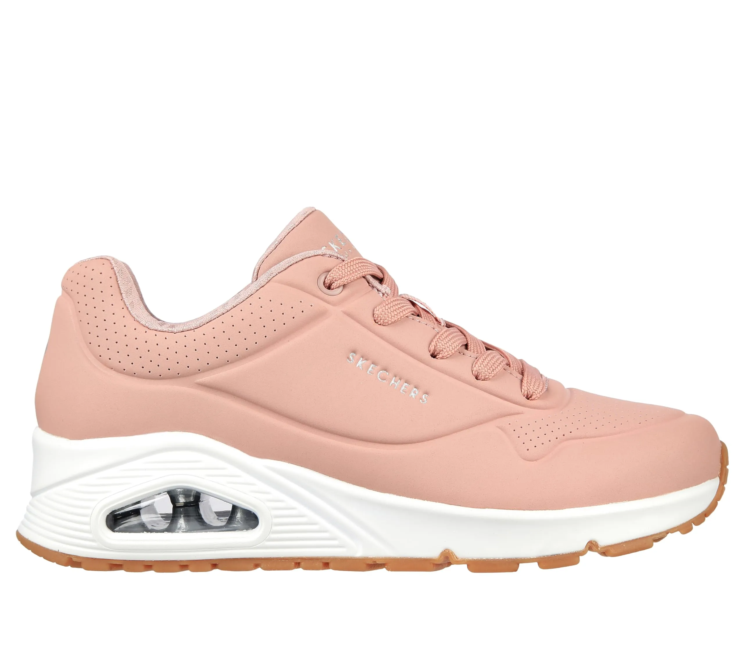 Skechers Donna Uno Stand On Air, Blush Durabuck/Mesh, 36.5 EU - immagine 6