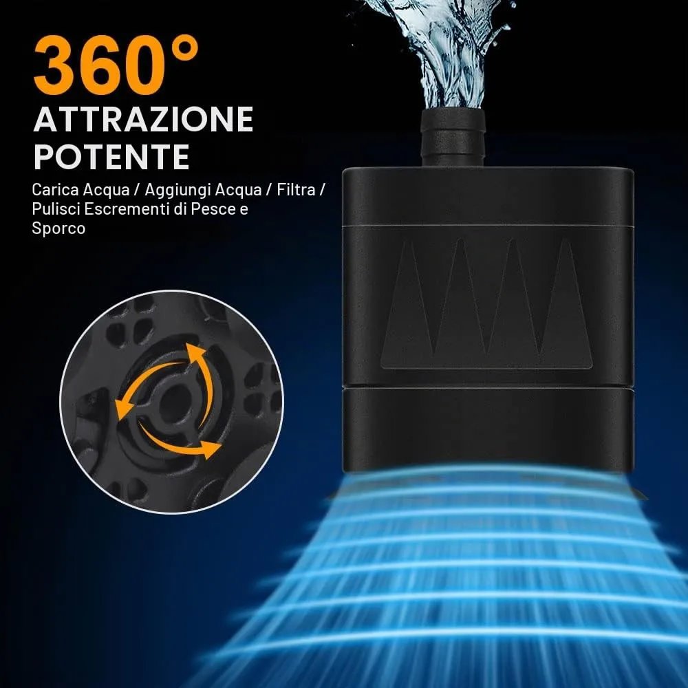 Flintronic Mini Pompa Acqua Sommergibile 3W 150L/H - immagine 2