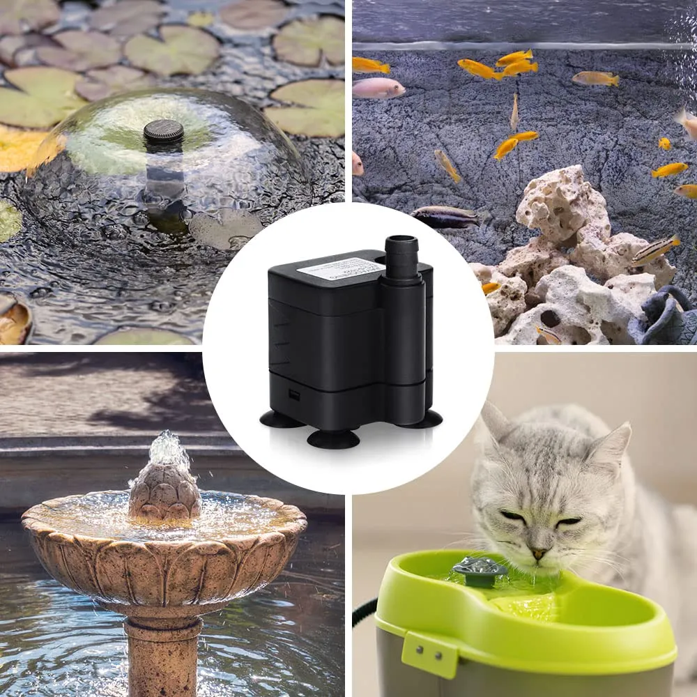 Flintronic Mini Pompa Acqua Sommergibile 3W 150L/H - immagine 7