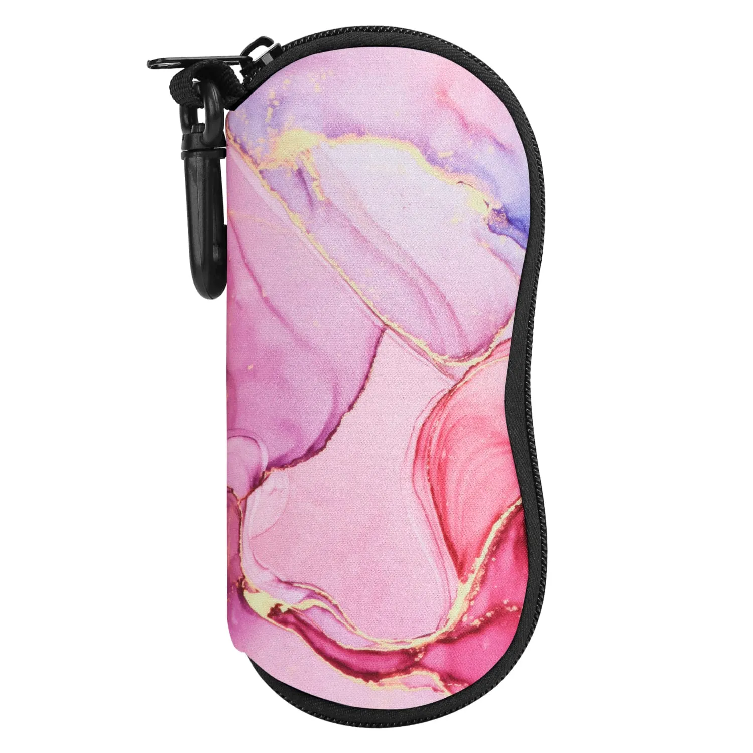 MoKo Custodia Protettiva per Occhiali in Neoprene con Chiusura a Cerniera, Rosa - immagine 1