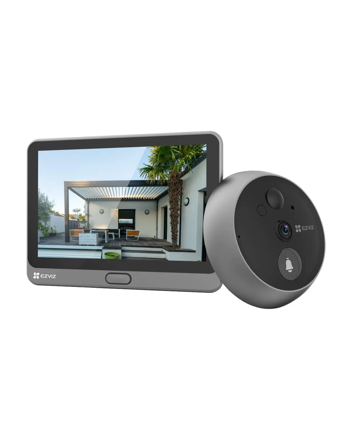 EZVIZ CP4 Spioncino Digitale WiFi 1080P con Schermo Touch 4,3" - immagine 1