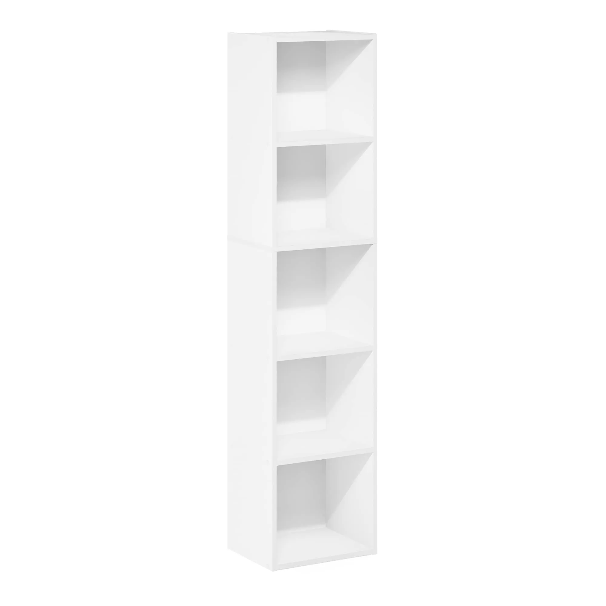 Furinno Libreria a 5 ripiani, Bianco - immagine 8