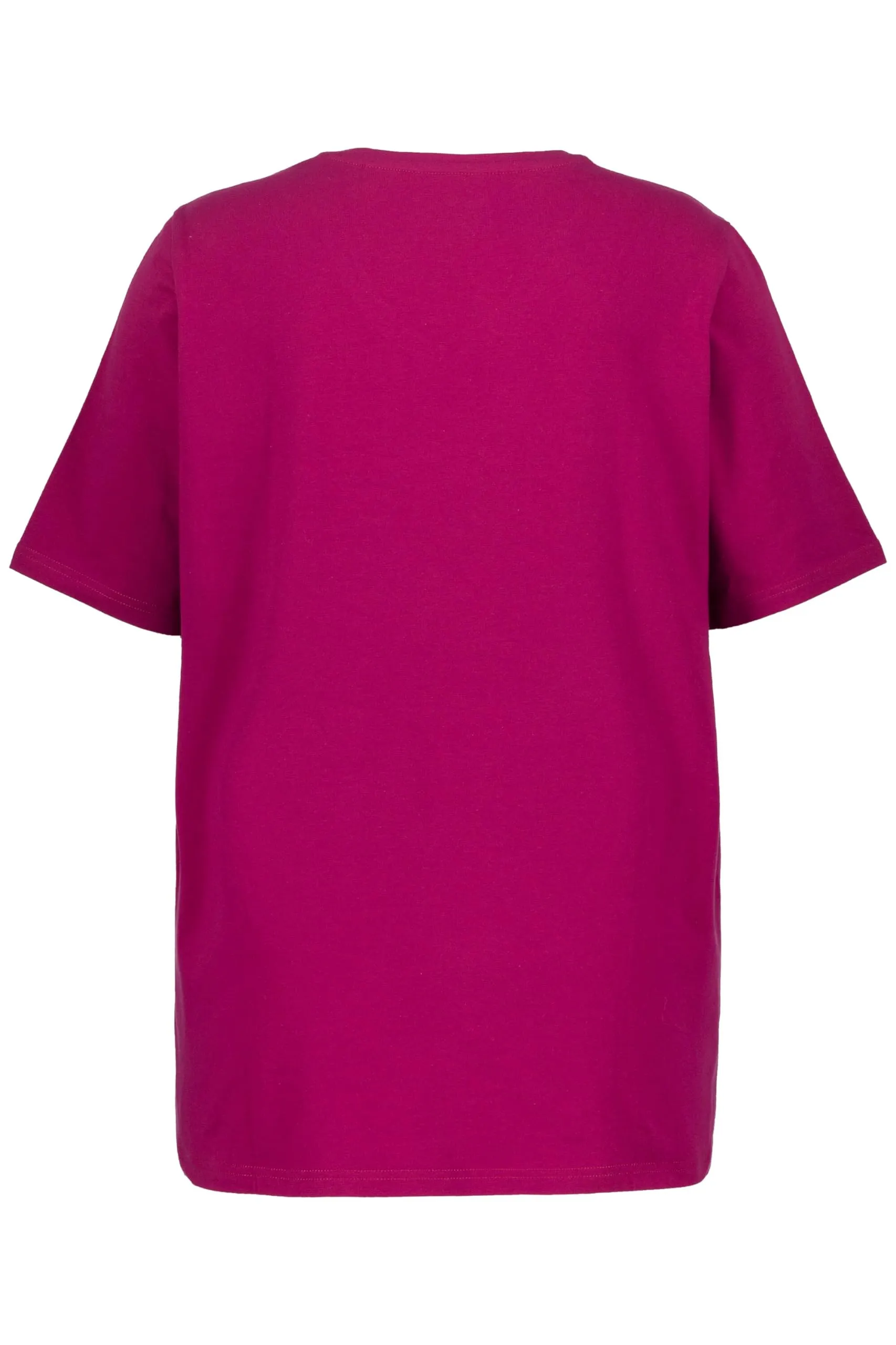 Ulla Popken Maglietta da Donna Linea A Scollo a V Motivo Floreale Selvatico 62/64 - immagine 5