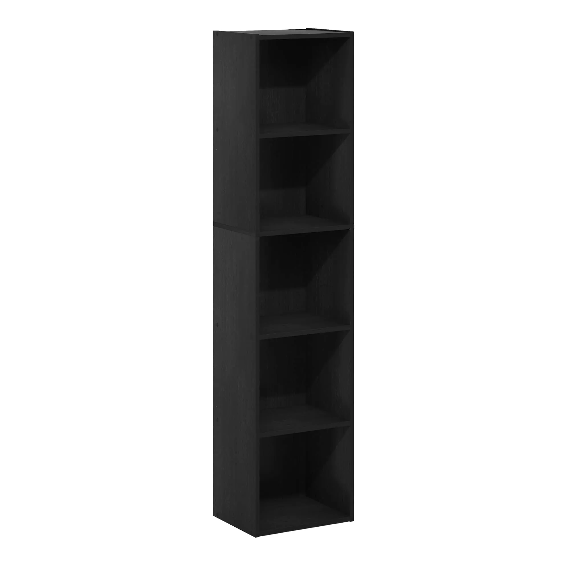 Furinno Pasir Libreria a 5 ripiani, Legno Nero - immagine 7