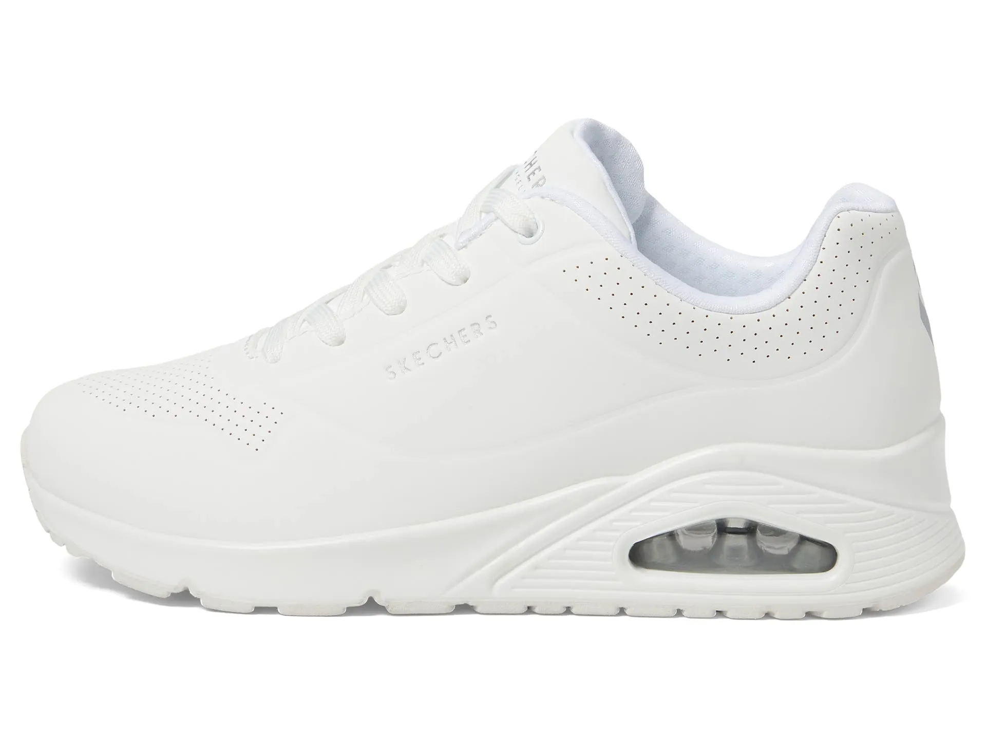 Skechers Uno Stand On Air Scarpe da ginnastica Donna, Bianco 01, 35.5 EU - immagine 4
