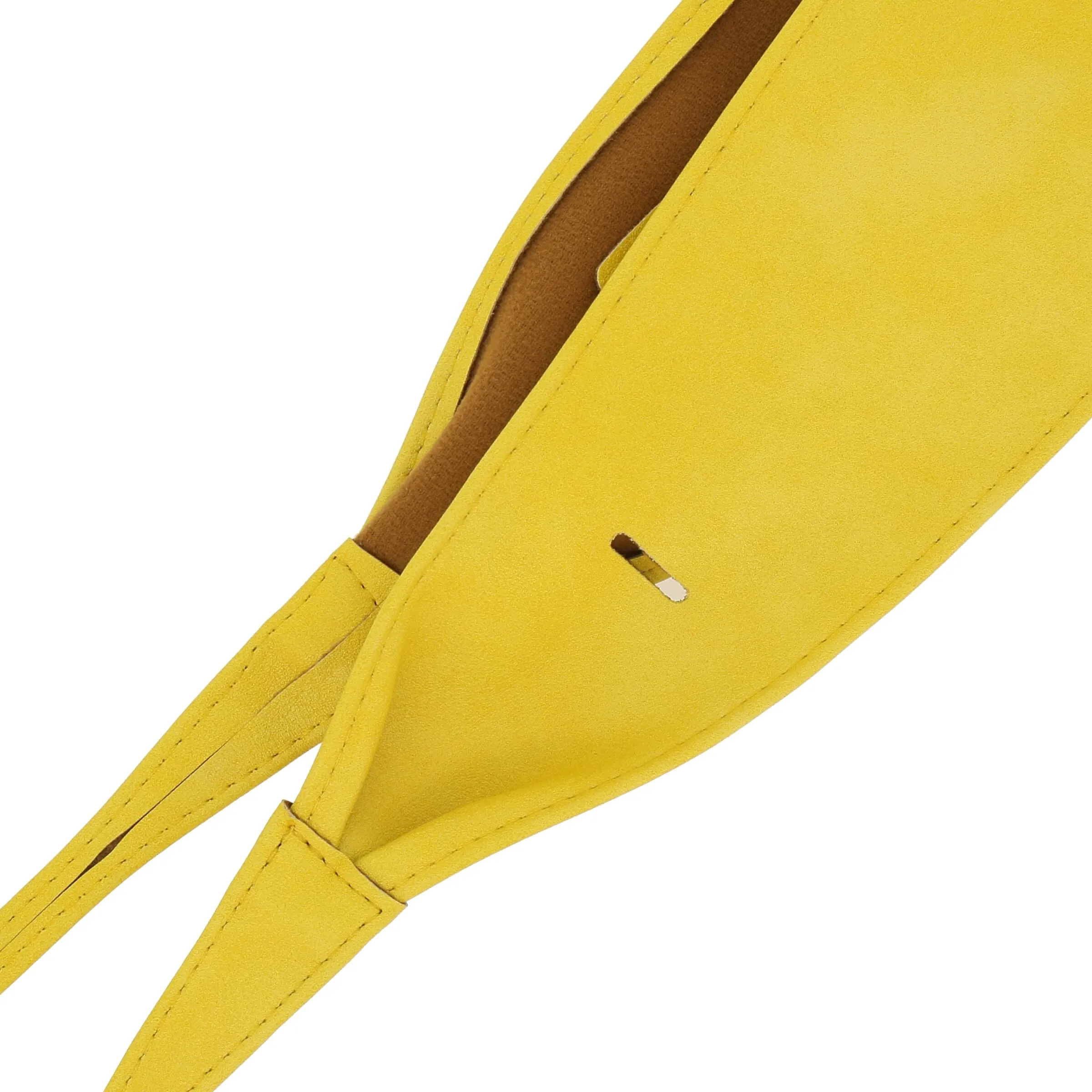 FASHIONGEN Cintura Obi da donna in similpelle, Giallo, 3XL - immagine 7
