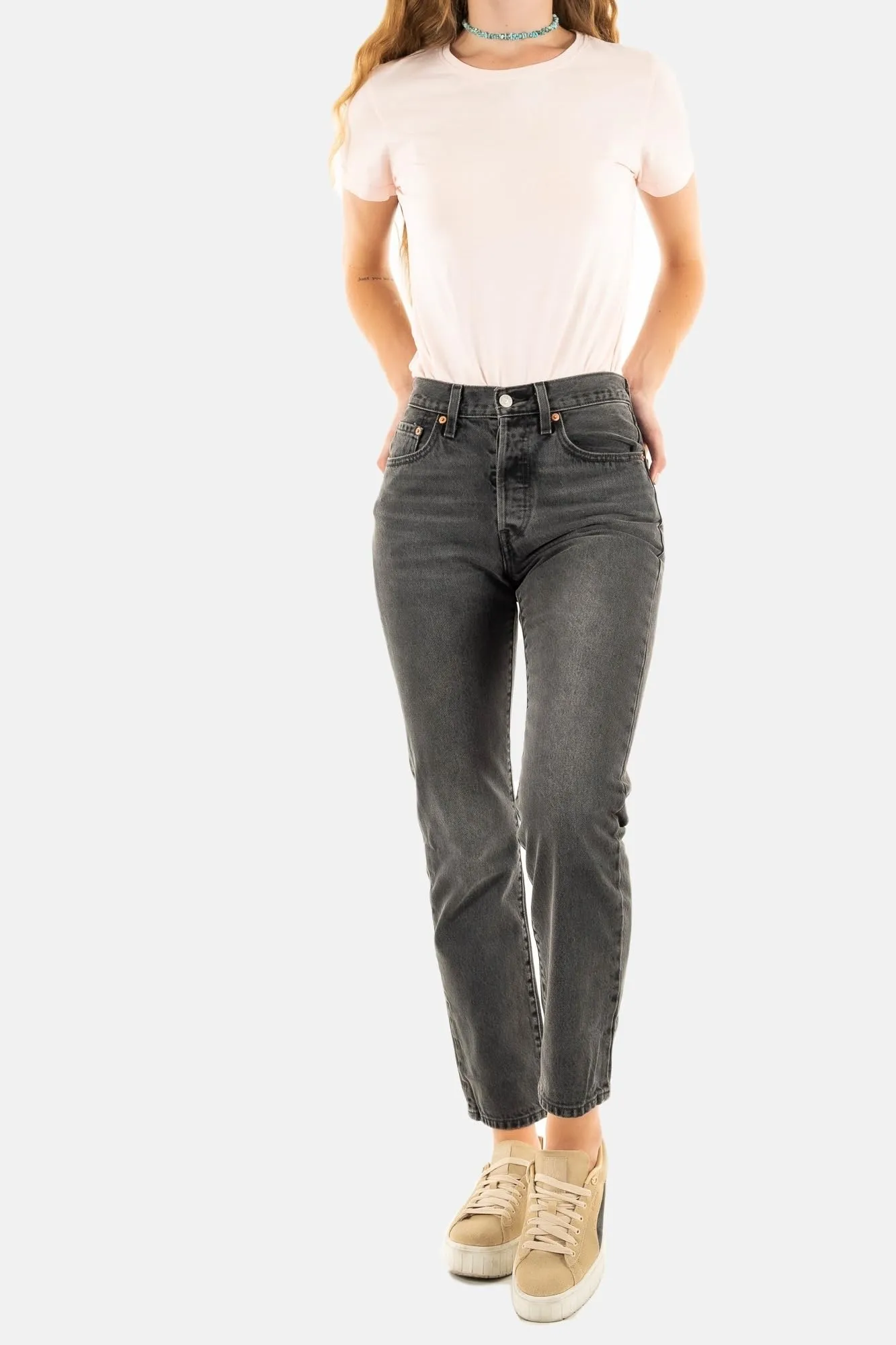 Levi's 501 Women's Jeans, Take A Hint, 33W / 30L - immagine 2