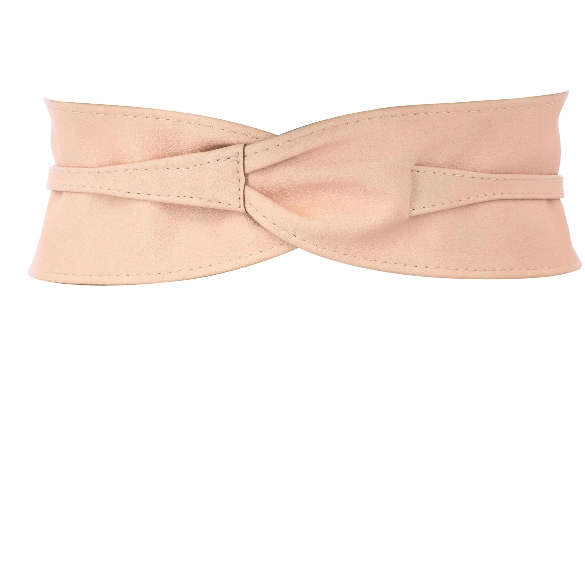 FASHIONGEN Cintura Obi da donna in similpelle, Rosa, 3XL - immagine 6
