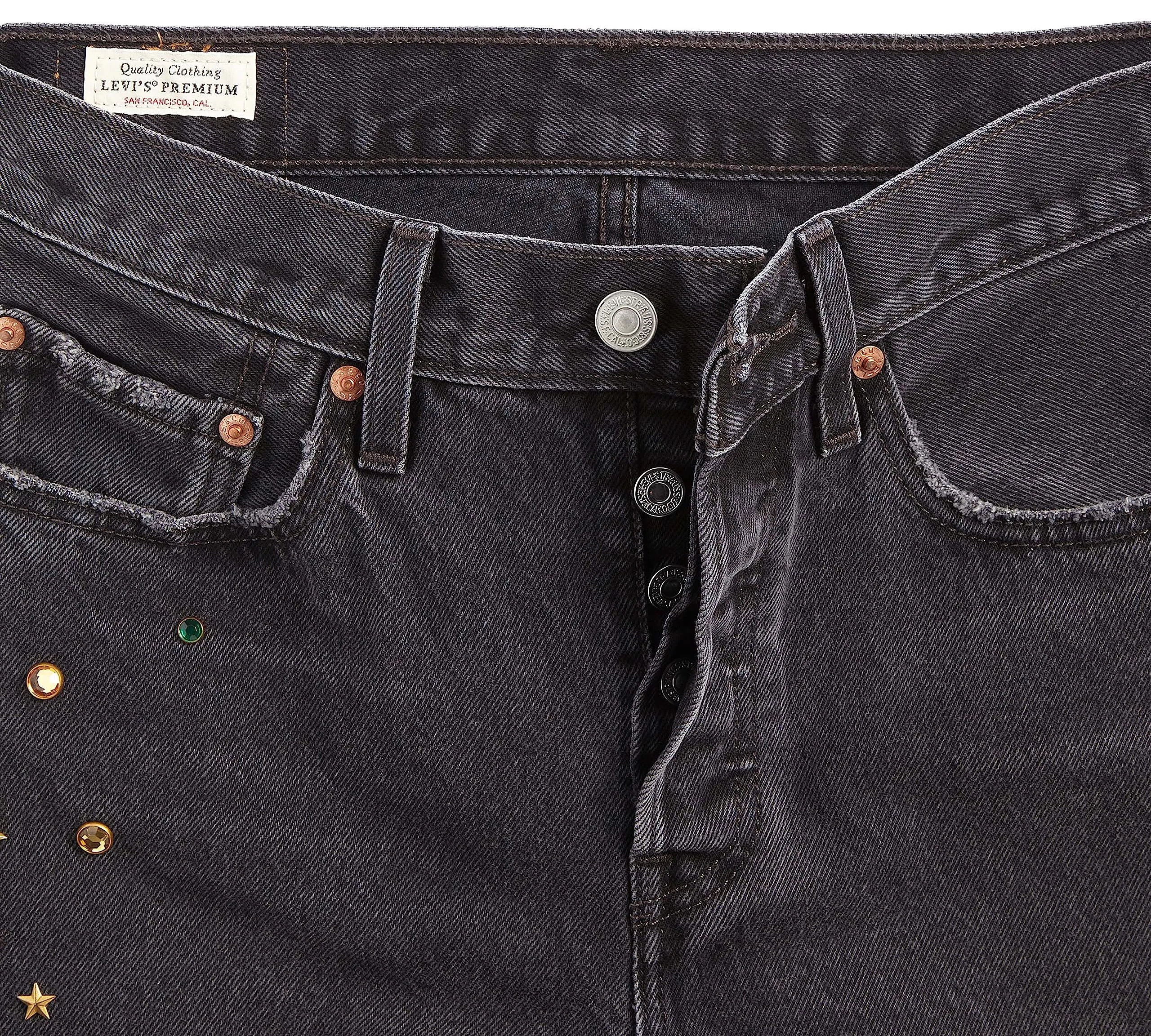 Levi's 501 Women's Jeans, Glitter Bomb, 24W / 32L - immagine 9