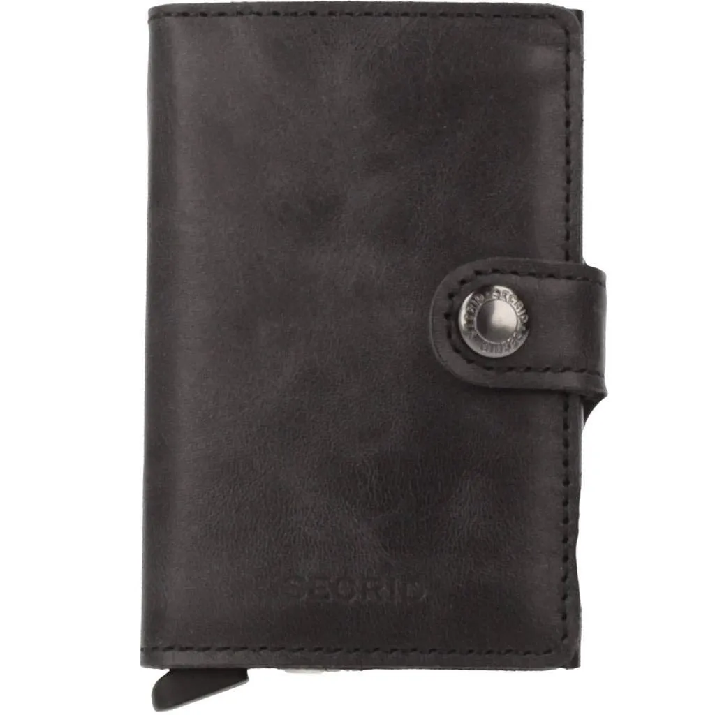 Secrid Miniwallet Vintage Tarjeteros Uomo Nero - immagine 1