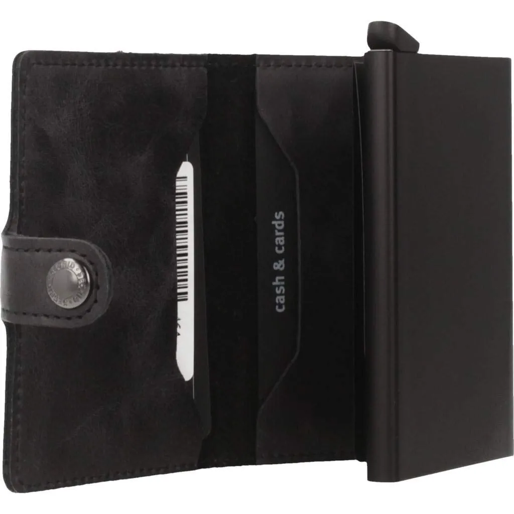 Secrid Miniwallet Vintage Tarjeteros Uomo Nero - immagine 4