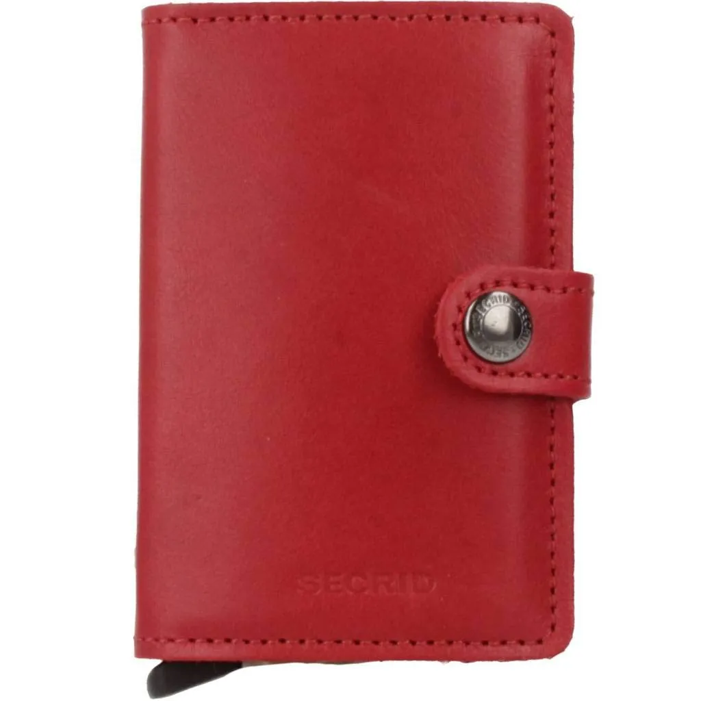 Secrid MiniWallet in Pelle Red-red - immagine 1