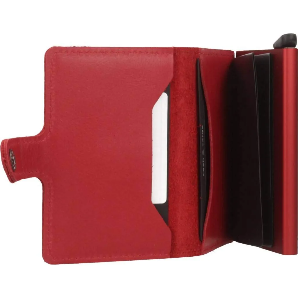 Secrid MiniWallet in Pelle Red-red - immagine 3