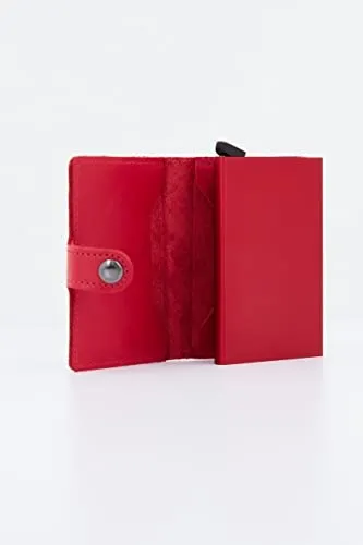 Secrid MiniWallet in Pelle Red-red - immagine 5