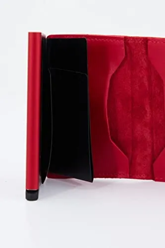 Secrid MiniWallet in Pelle Red-red - immagine 7
