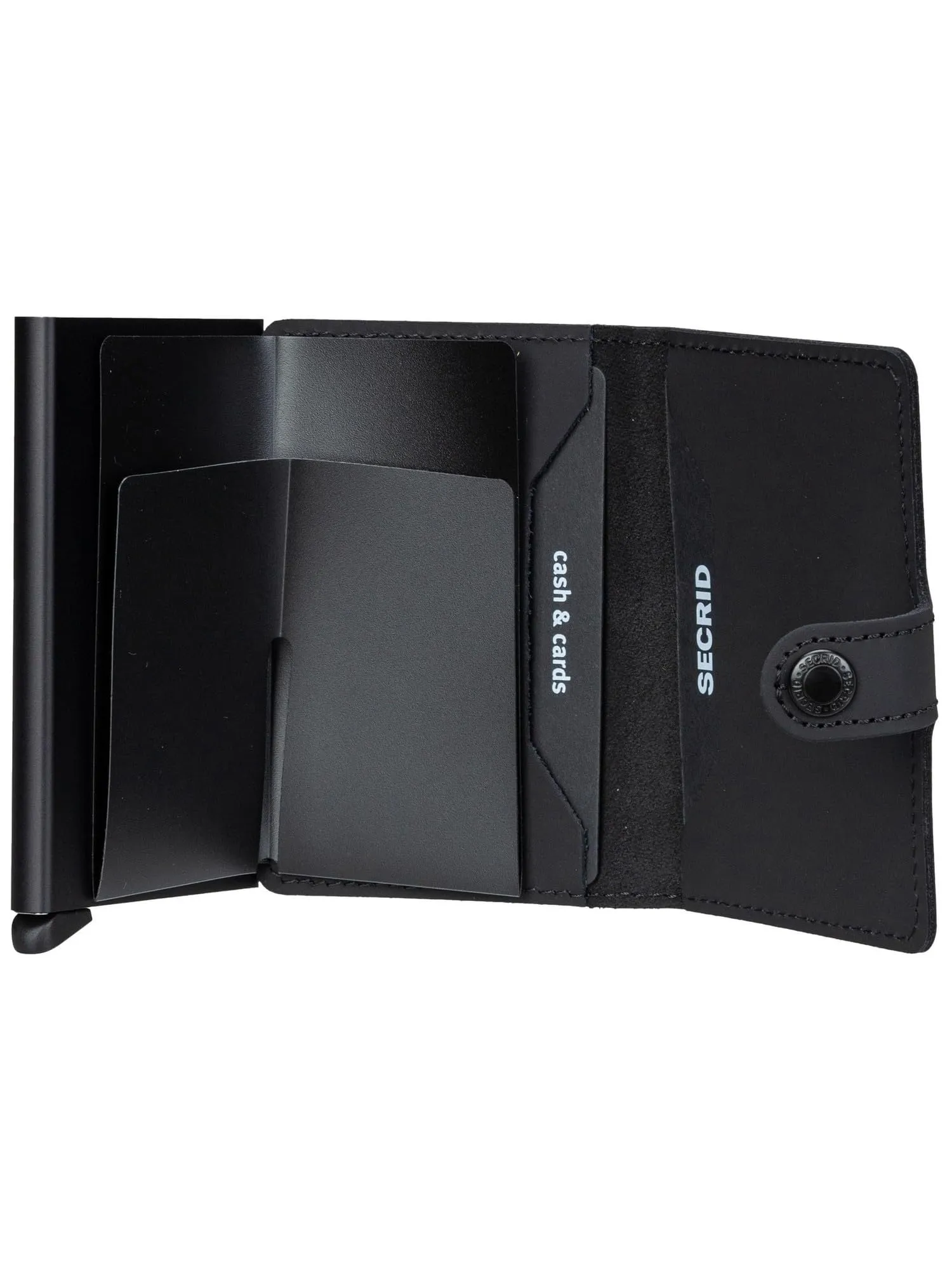 Secrid Miniwallet Nero Pelle MM-Black - immagine 4