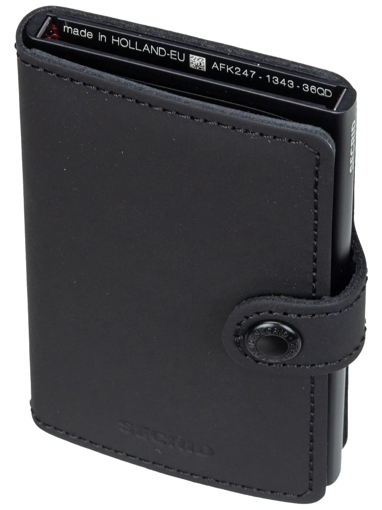 Secrid Miniwallet Nero Pelle MM-Black - immagine 5