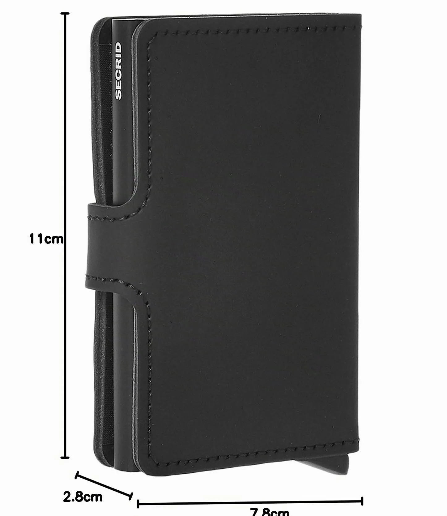 Secrid Miniwallet Nero Pelle MM-Black - immagine 7