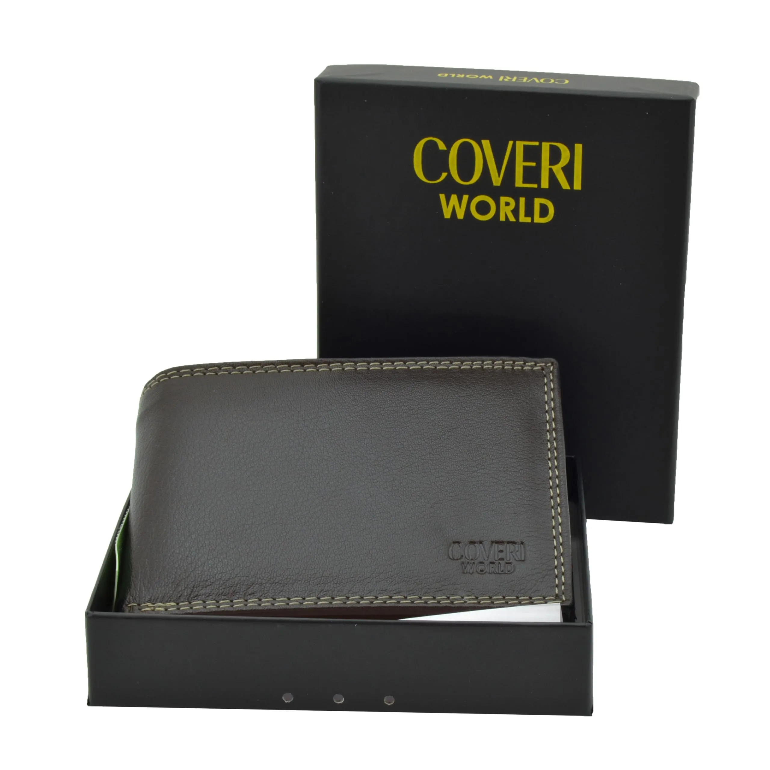 Coveri Portafoglio Uomo in Vera Pelle con Porta Tessere - immagine 5