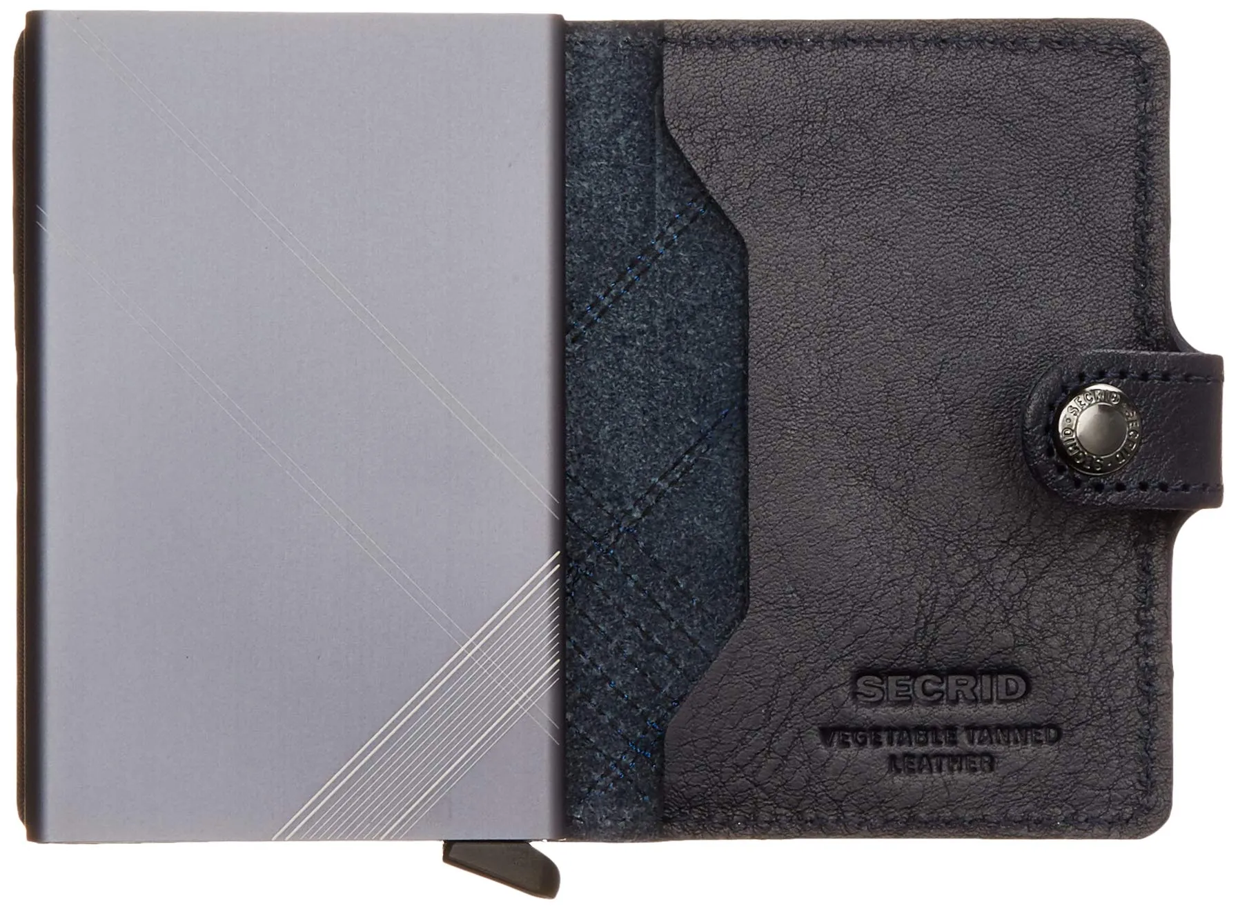 Secrid Miniwallet Stitch Cardprotector Blu - immagine 4