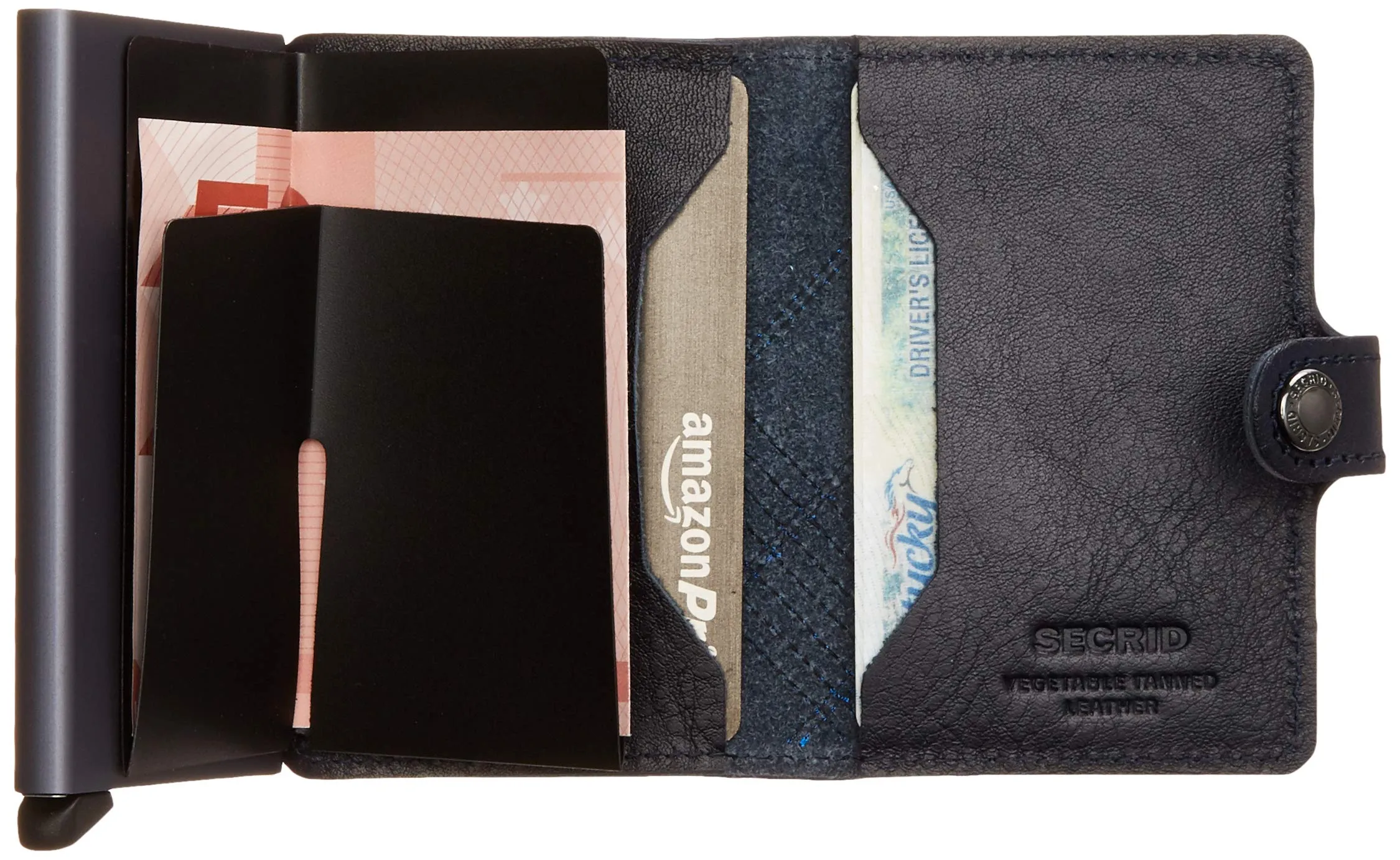 Secrid Miniwallet Stitch Cardprotector Blu - immagine 5