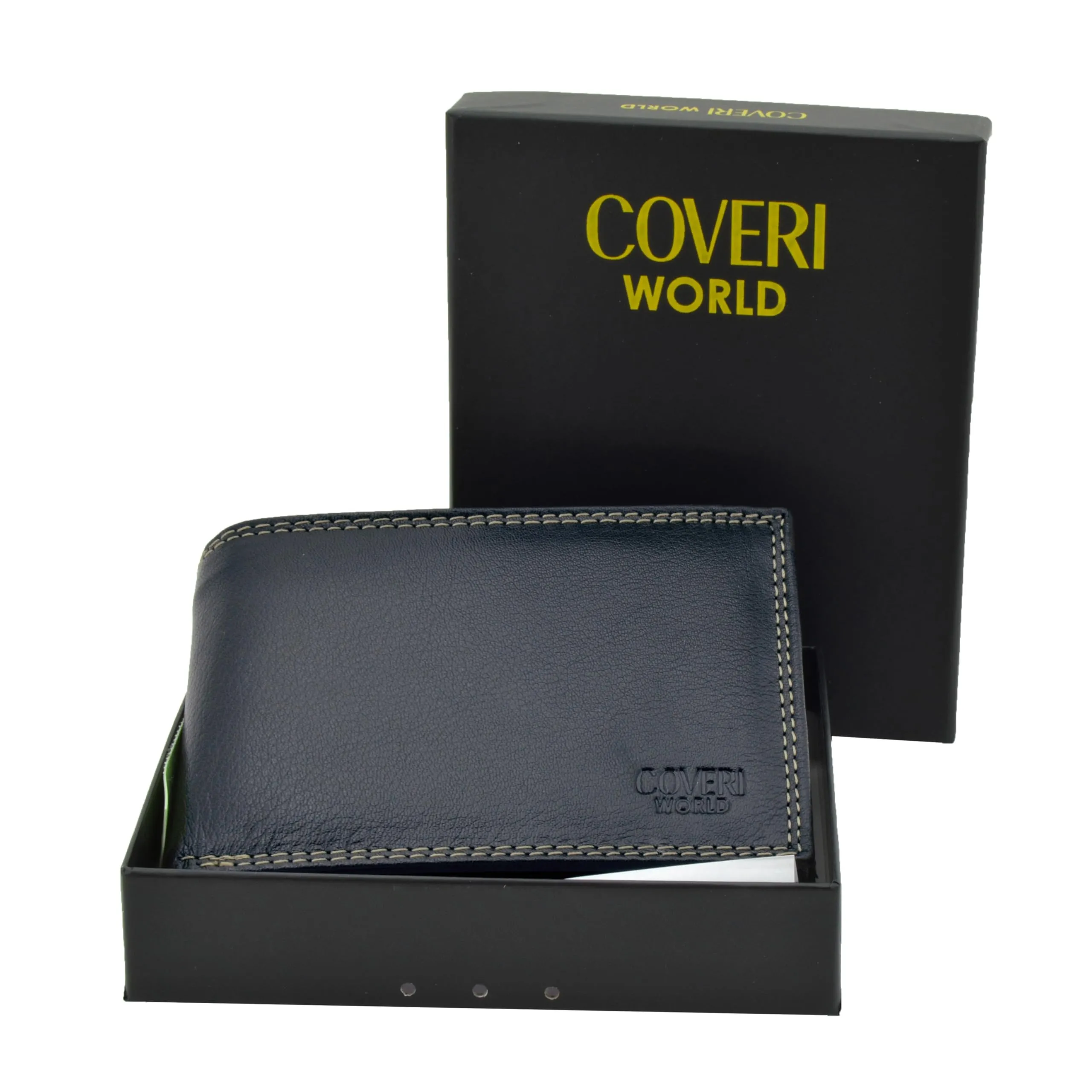 Coveri World Portafoglio Uomo in Vera Pelle con Porta Tessere - immagine 5