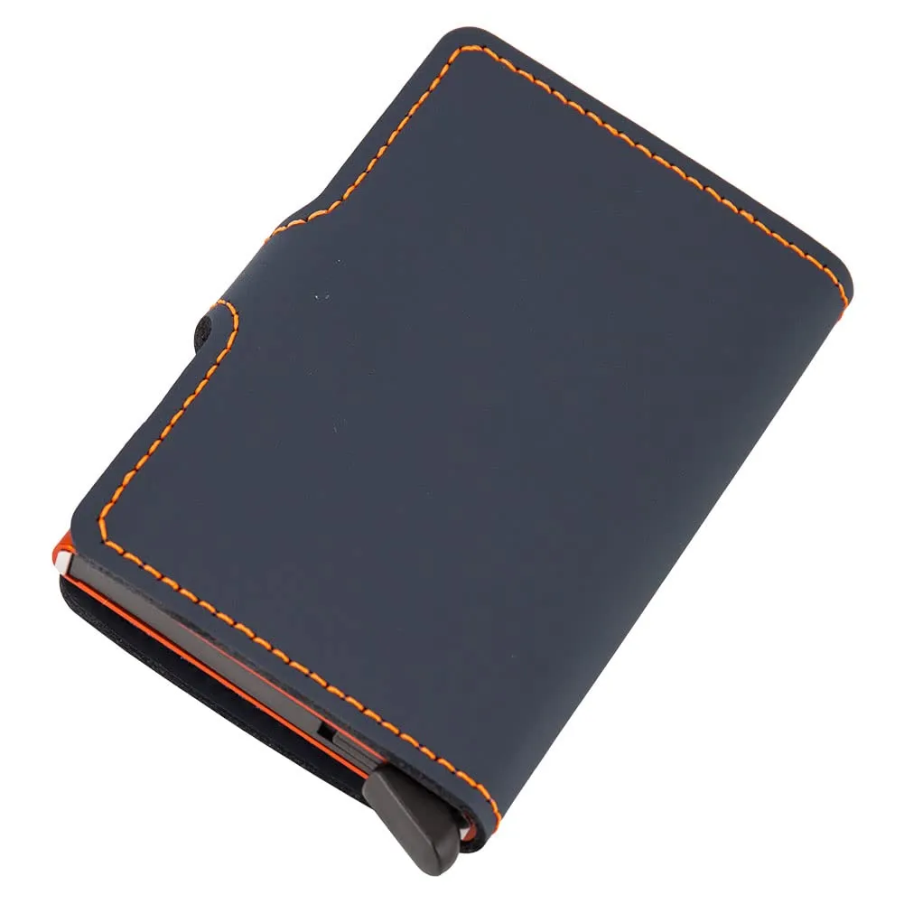 Secrid Mini Wallet, Blu Notte e Arancione - immagine 2